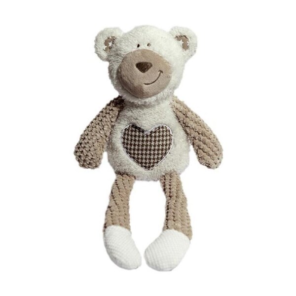 Rosewood Benjamin Bear Plush Pet Dog Puppy Cuddle Comfort Play Fun Toy Beige