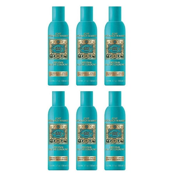 6PK Mulhens 4711 Original 150ml Eau De Cologne Body Spray Fragrance For Women