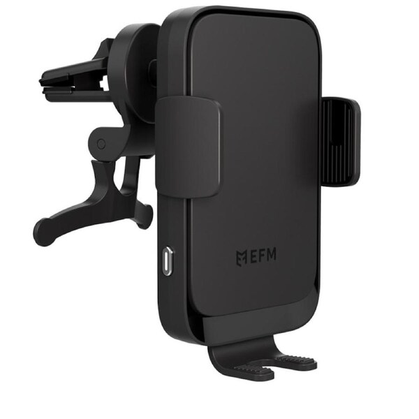 [EFWCDCU932BLA] EFM Dual-Coil Wireless Car Charger - With 20W Car Charger