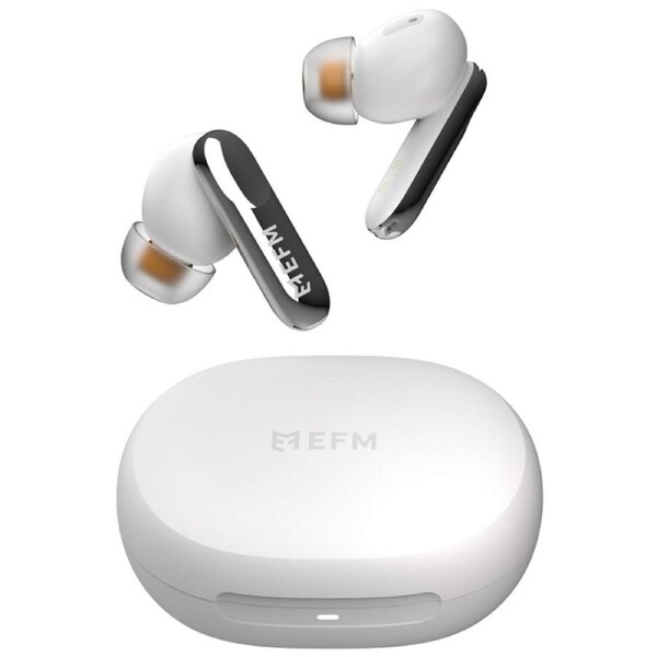 [EFACHIU954WHI] EFM Chicago TWS Earbuds - With Advanced Active Noise Cancelling - White