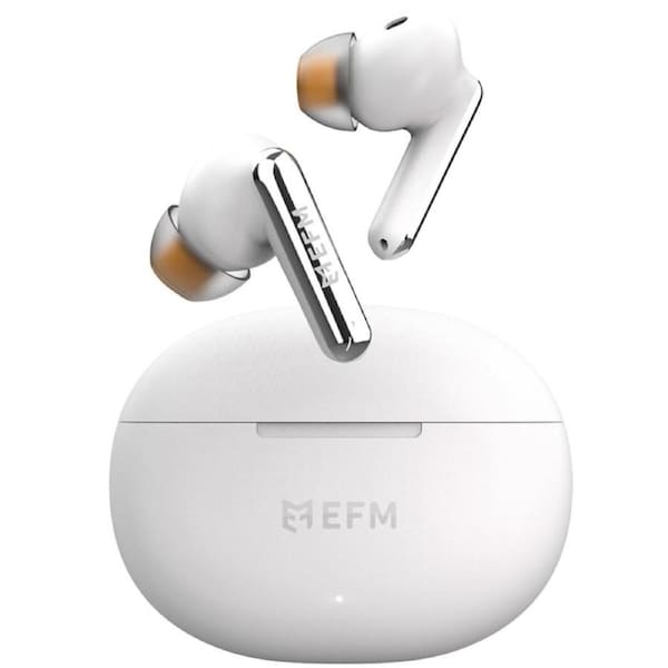 EFM Boston TWS Earbuds - With Wireless Charging - White [EFABOSU953WHI]