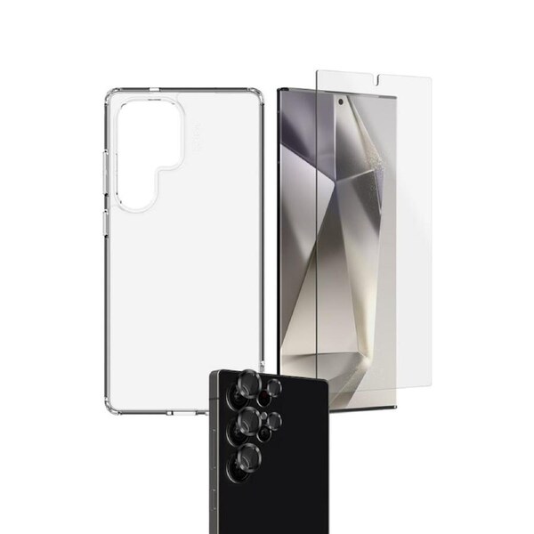 [EFCSG296BUNDLE] EFM 3-in-1 Case Screen & Camera Lens Armour Bundle for Samsung Galaxy S25 Ultra