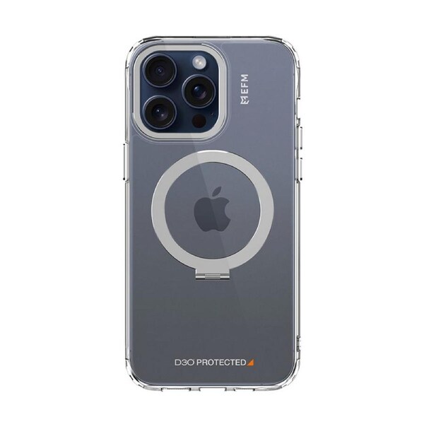 EFM Alta Case Armour with D3O BIO for iPhone 15 Pro Max, Clear [EFCTAAE608CLE]