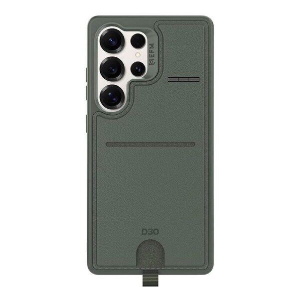 [EFCBLSG296GRN] EFM Berlin Wallet Case with D3O BIO for Samsung Galaxy S25 Ultra forest Green