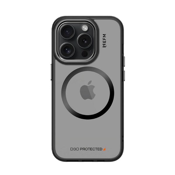 EFM Volta Case Armour with D3O BIO for iPhone 15 Pro, Black [EFCVTAE606BLA]