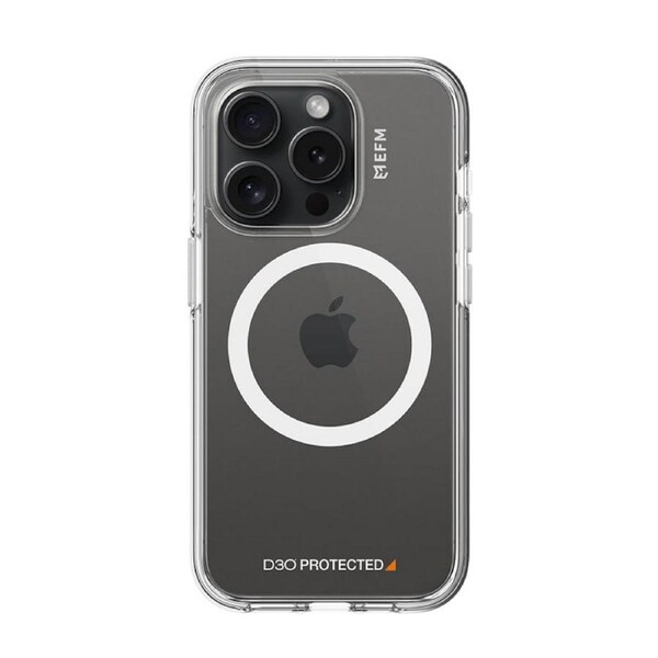 EFM Aspen Case Armour with D3O BIO for iPhone 15 Pro, Clear [EFCDUAE606CLE]