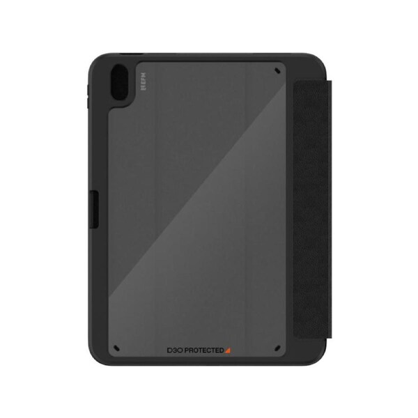 EFM Aspen Folio Case Armour with D3O & ELeather for iPad 10.9(2022) - Black [EFCDUAE604BLA]