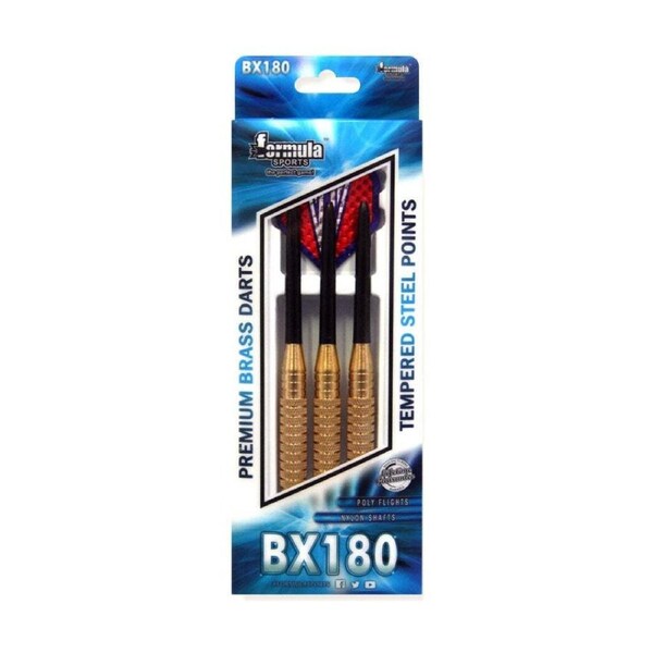 12pc Formula Sports BX180 Premium 20g Brass Barrel Darts Tempered Steel Tip