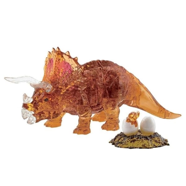 Crystal Puzzle - Triceratops Brown (61pc)