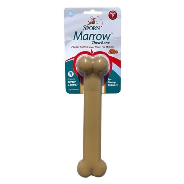 Sporn X-Large Peanut Butter Flavour Dog Marrow Bone Toy
