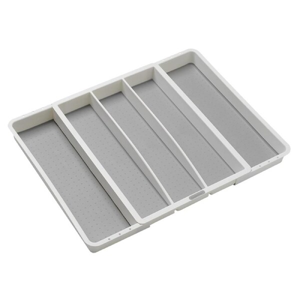 Madesmart Expandable Utensil Tray Home/Kitchen Organiser Rect 41x5cm White