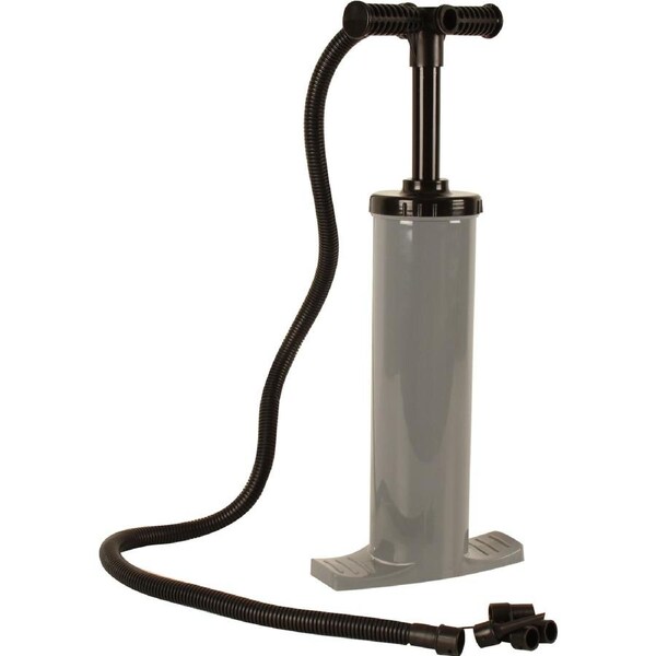 Wildtrak 38cm Double Action 1400cc Travel Hand Pump Camping/Trailer Tool Black
