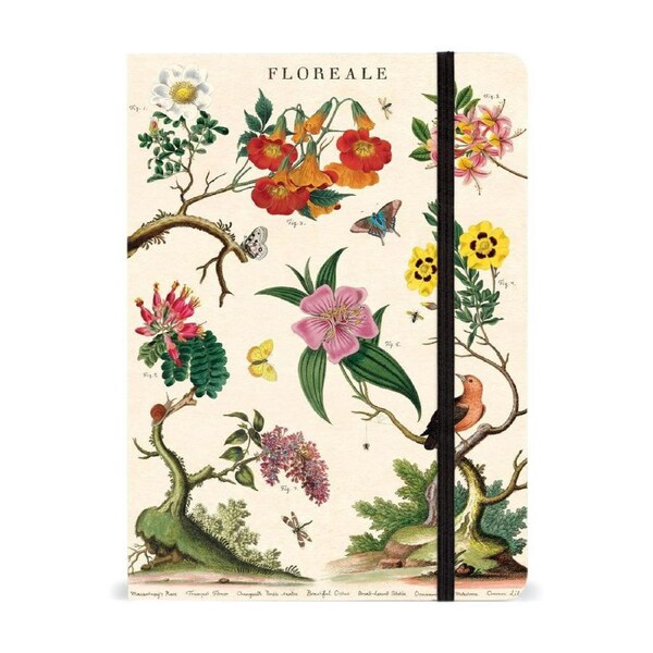 Cavallini Large Notebook/Journal School/Office Writing Stationery Floreale