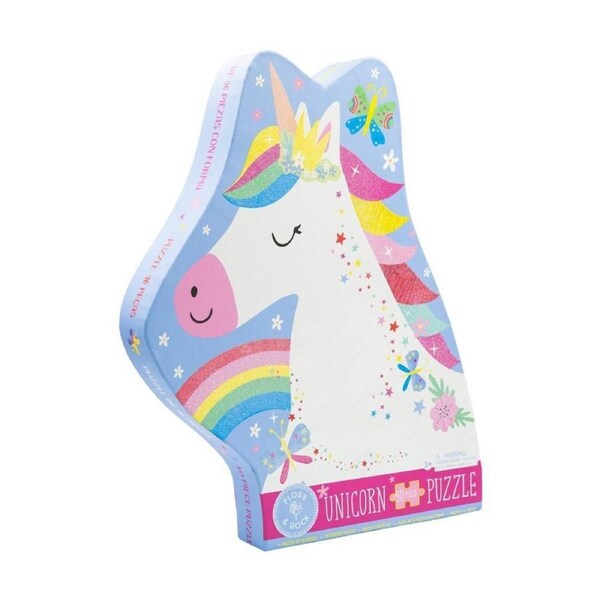 40pc Floss & Rock Shaped Jigsaw Puzzle 55x58cm Unicorn Educational Game 3+