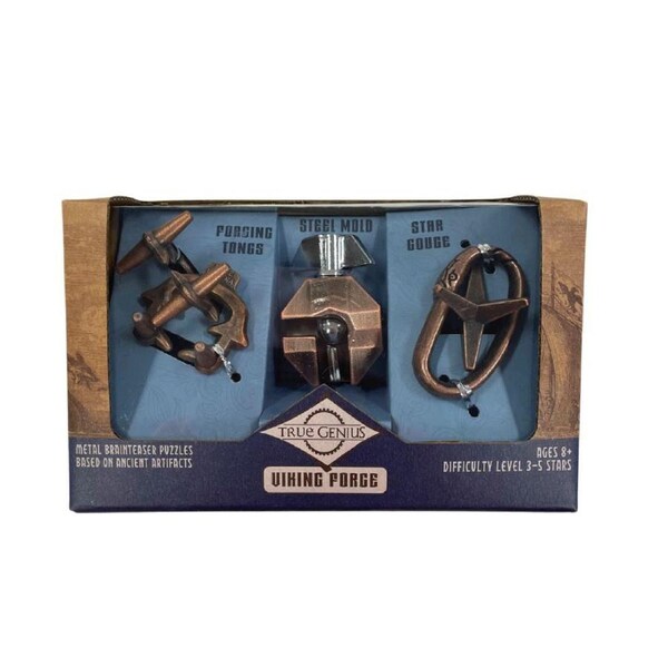 Project Genius Plastic Viking Forge Brain Teaser Kids/Child Puzzle 14cm 8y+