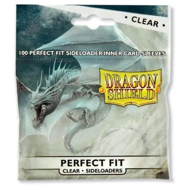 Dragon Shield Sleeves Perfect Fit Clear Side Loading (100) - 63x88 mm