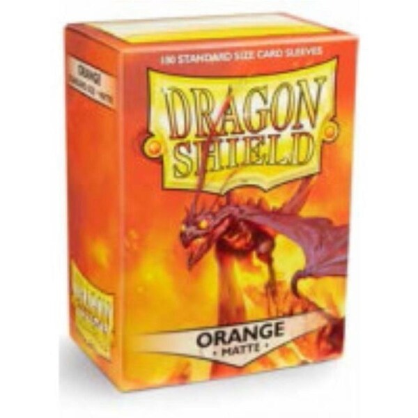 Dragon Shield Sleeves Orange Matte (100) - 63x88 mm
