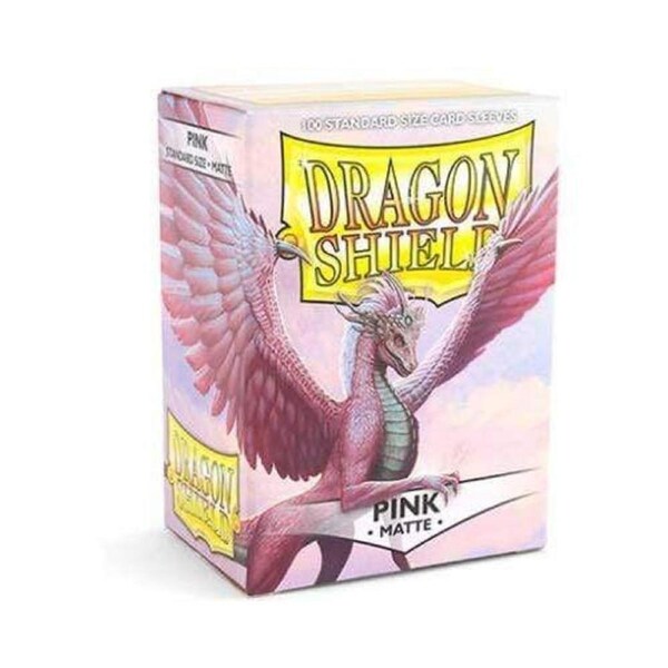 Dragon Shield Sleeves Pink Matte (100) - 63x88 mm