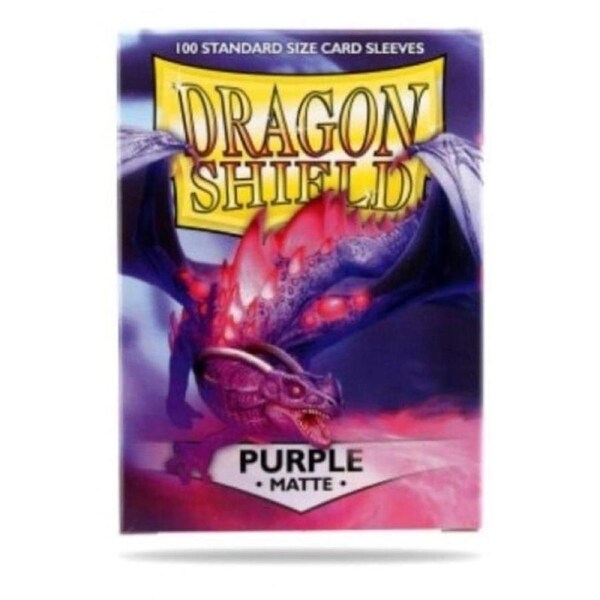 Card Sleeves - Dragon Shield - Purple Matte (100) (63x88mm)