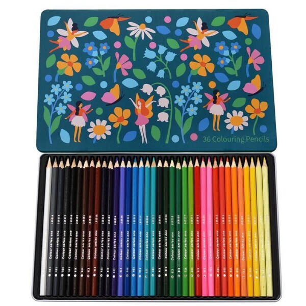 36pc Rex London Colouring Pencils Schl/Office Drawing Stationery 3y+ Fairies