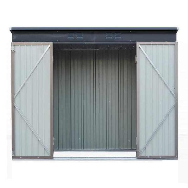 Garden Shed Sheds Outdoor Storage 2.31x1.31M Tool Metal Workshop Shelter