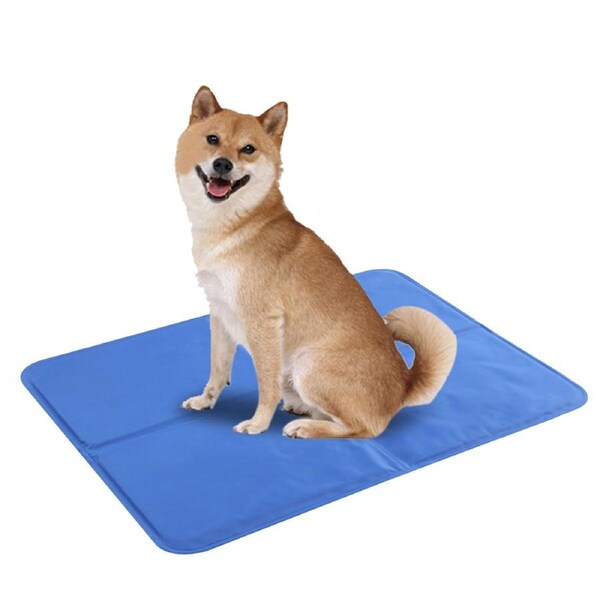 Pet Cool Gel Mat Dog Cat Bed Non-Toxic Cooling Dog Summer Pad 5 Sizes Medium 40x50cm