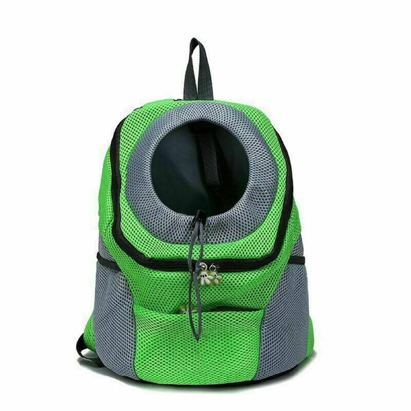 Pets Portable Backpack Shoulder Carrier Bag - Green S