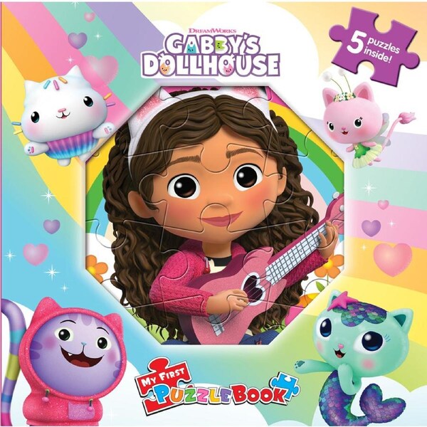 Uni Gabby's Dollhouse Kids/Children My First Puzzle Educational Book 3y+