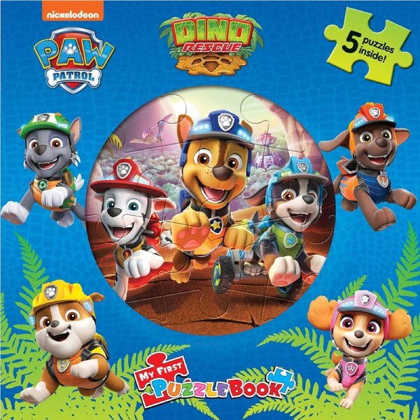 Nick Paw Patrol Dino Rescue My First Puzzle Book Jigsaw Kids/Child Game 3+
