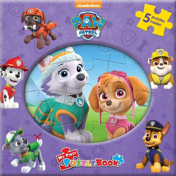 Nick Paw Patrol Girls My First Puzzle Book Kids Jigsaw Educational Game 3y+