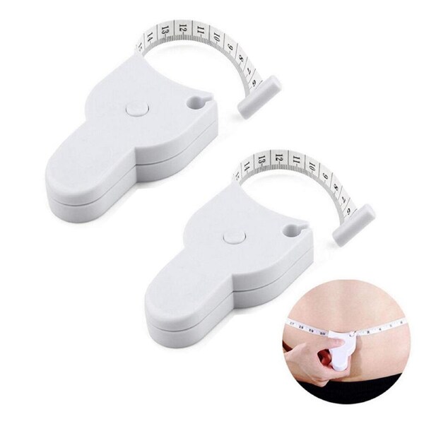 2 PCS Self-tightening Body Tape Measure for Body Measuring Body Fat Measurement Tool