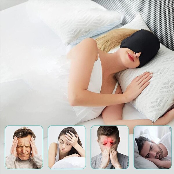 Ice Eye Mask Gel Ice Head Relief Hat Gel Ice Head Cover Cold Compress Head Cover