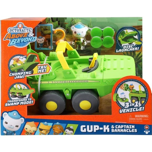 Moose Octonauts Gup-K Swamp Speeder Toy with Captain Barnacles Figure