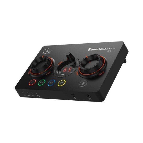 Creative Sound Blaster GC7 External USB Sound Card Black