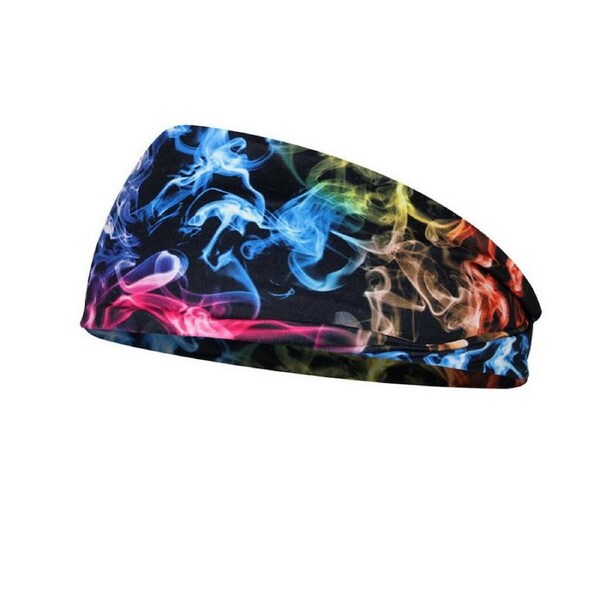 Hair Band Wide Turban Women Elastic Yoga Bandana Smoggy Sports Head Wrap