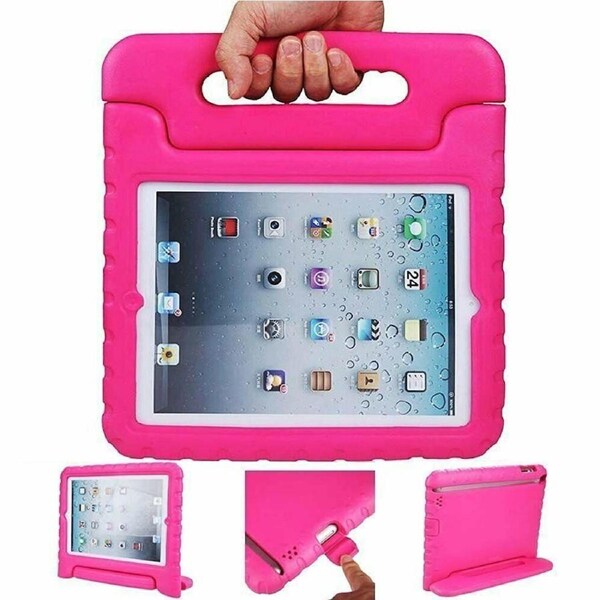 iPad 10.2 9th Gen Shockproof EVA Case Stand Cover Pink