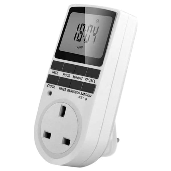 Electric Programmable Power 240V Digital Timer Switch Socket Clock Plug