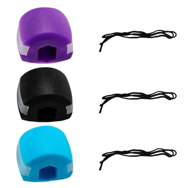 3 Pack Jawline Exercise Fitness Ball Neck Face Jawzrsize Jaw