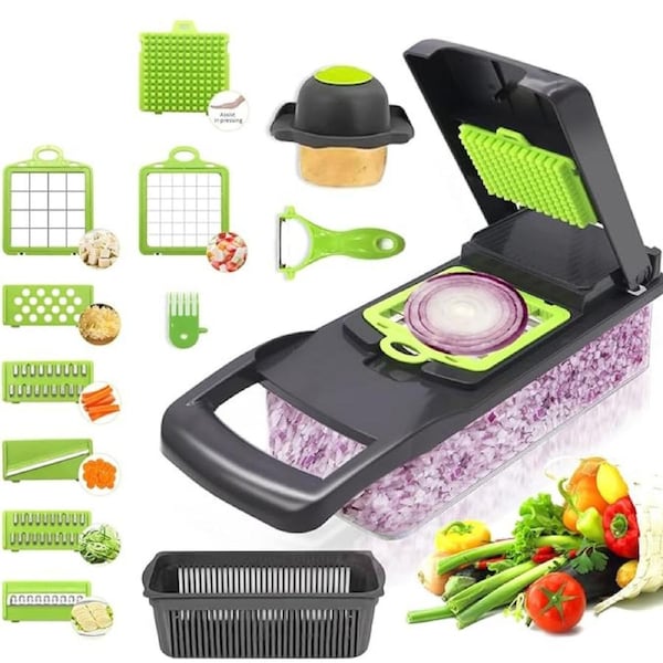 Veggie Slicer Cutter Dicer Kitchen Food Choppers Vegetable Food Onion