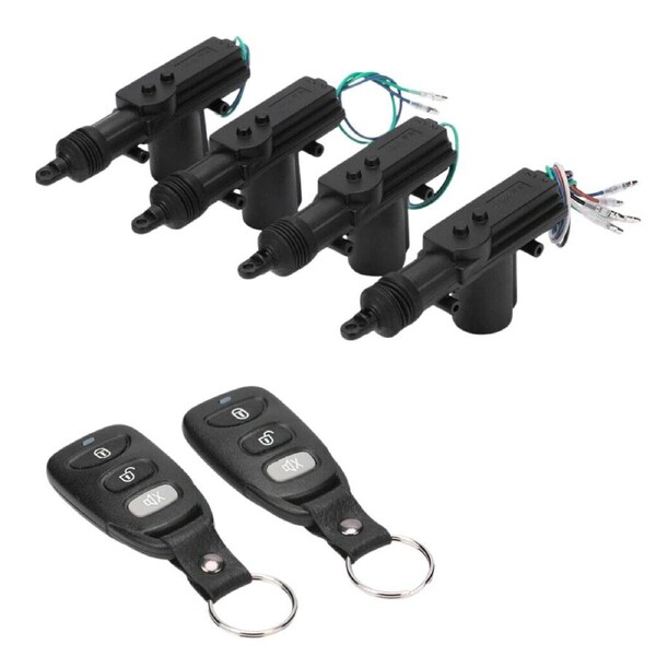 Door Keyless Entry Lock System Car Central Locking Kit Remote Control Switch 2/4