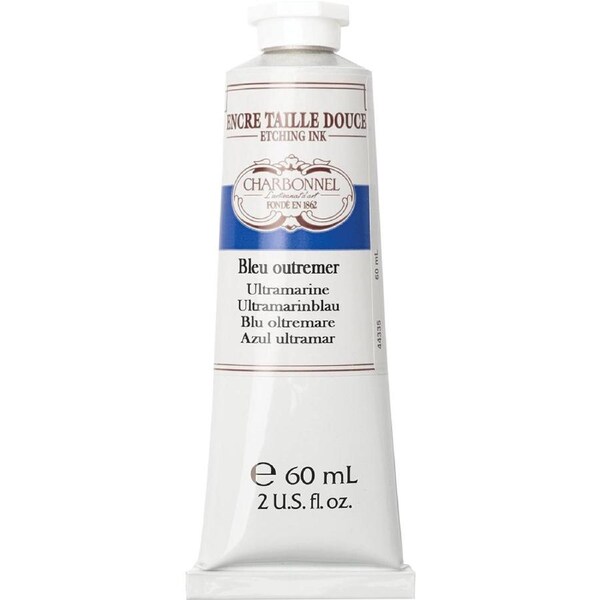 Charbonnel 60ml Etching Ink Art/Craft Oil-Based Artist Paint Tube S2 Ultramarine