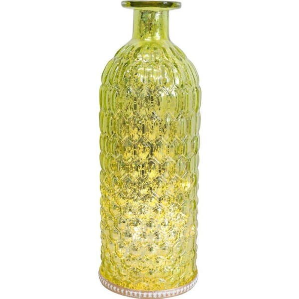 LVD Lantern LED Bottle Pistachio Decorative Lighting Tabletop 24.5cm Home Decor