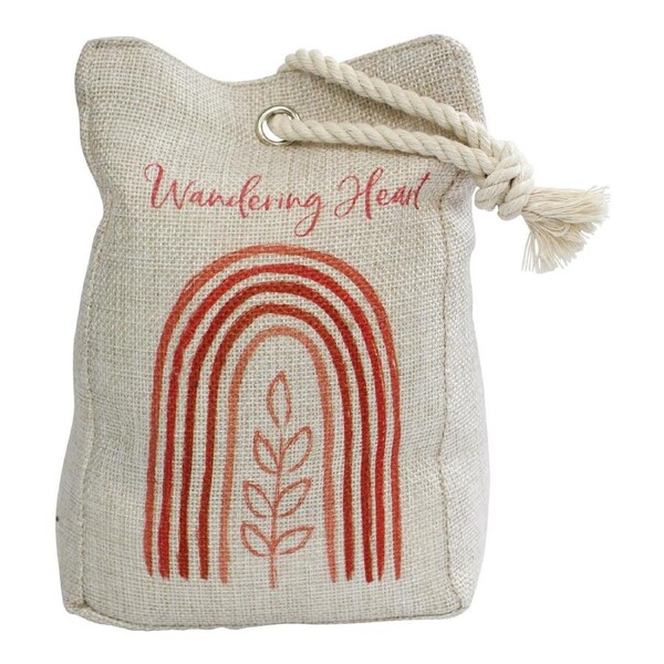 Wandering Heart 19cm Doorstop Home/Office Room Weighted Heavy Door Stopper Beige