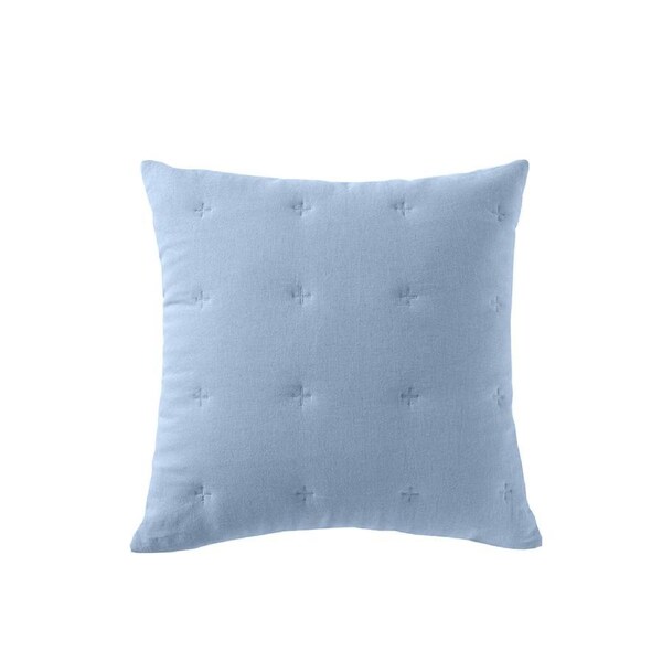 Bianca Langston Matching Cushion 43x43cm Square Throw Pillow Home Decor Blue