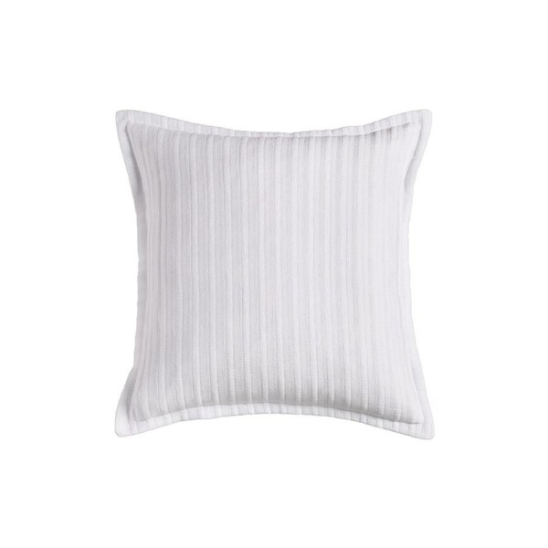 Bianca Evora Matching Cushion 43x43cm Square Throw Pillow Home/Sofa Decor White