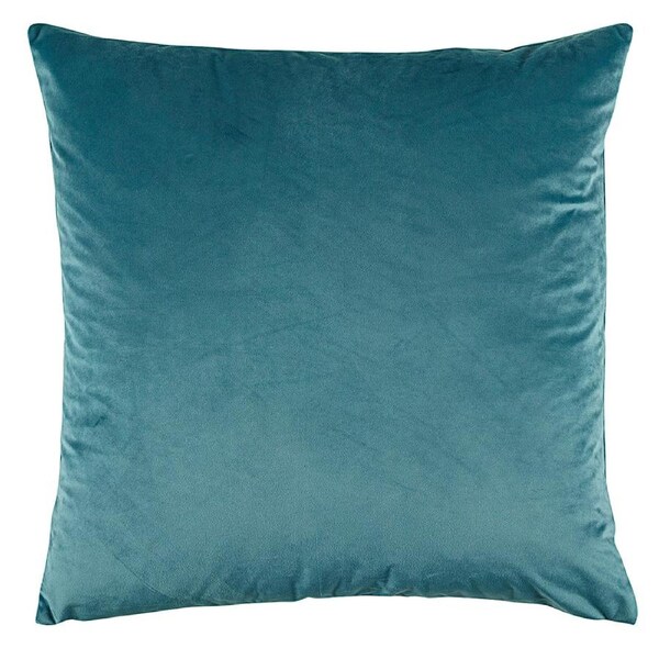 Bianca Vivid Coordinates Cushion Velvet 43x43cm Square Throw Pillow Decor Teal