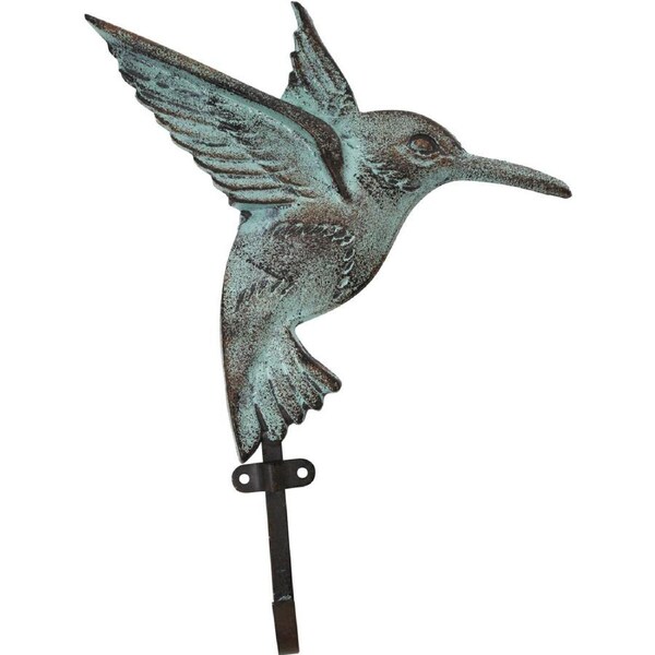 LVD Metal Hook Hummingbird Rustic Decorative Home Decor Organisation 19x26cm