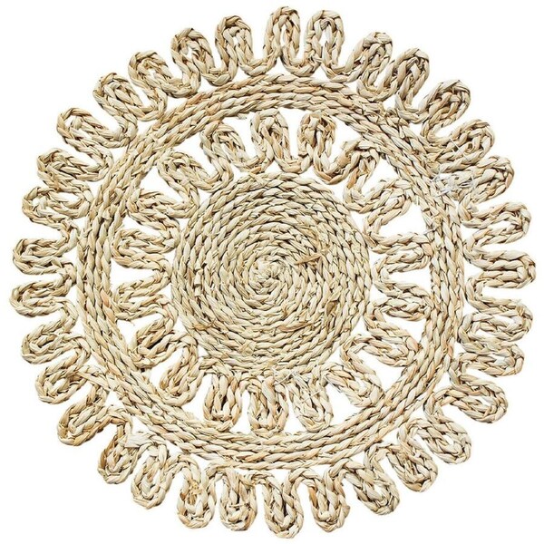 LVD Centre Piece Vintage Decorative Home Kitchen Tabletop Decor 50x50cm Round