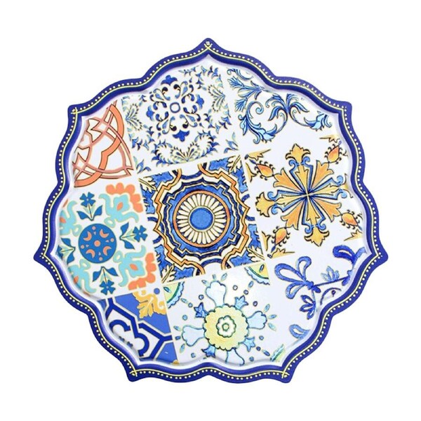 LVD Metal Trivets Moroc Placemat/Tablemat Home/Kitchen Decor 20cm Assorted