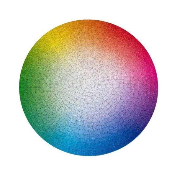 Clemens Habicht 1000 Piece Color Wheel Jigsaw Puzzle - CMYK Gradient